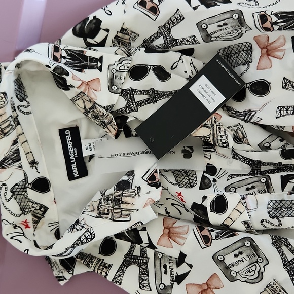 NWT Karl Lagerfeld Size Medium top - Picture 8 of 8